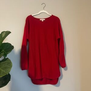 Michael Kors Vibrant Red Knit Top